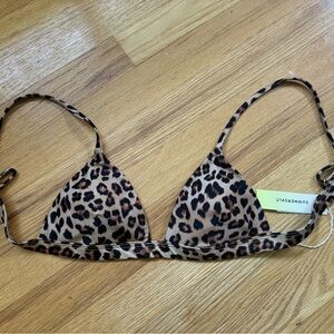New Leopard Summersalt Bikini Top